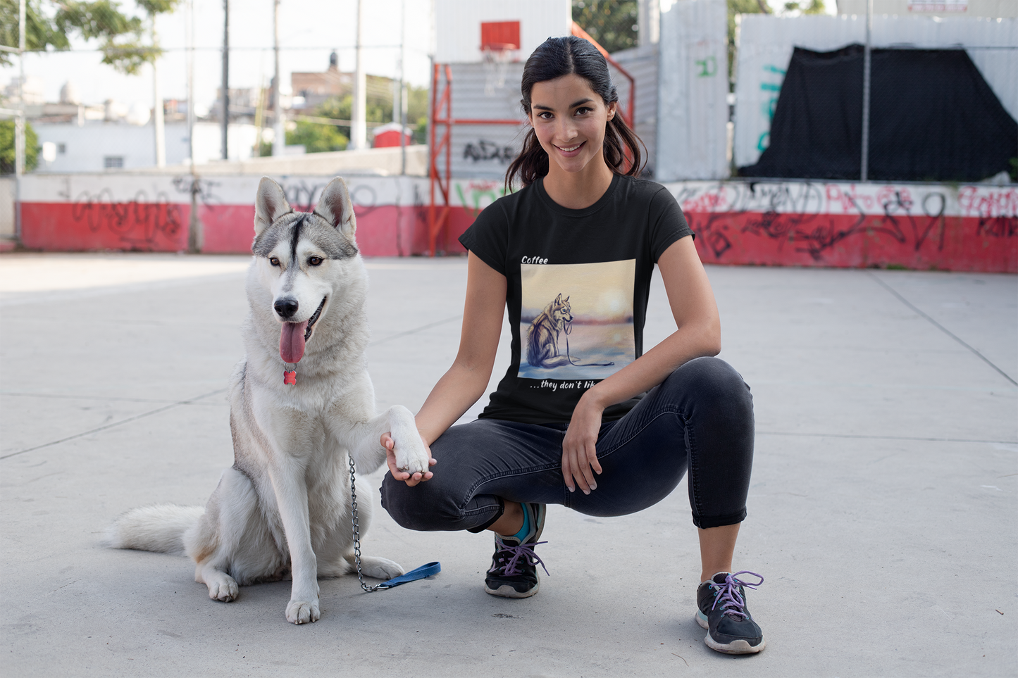 dogs and coffee