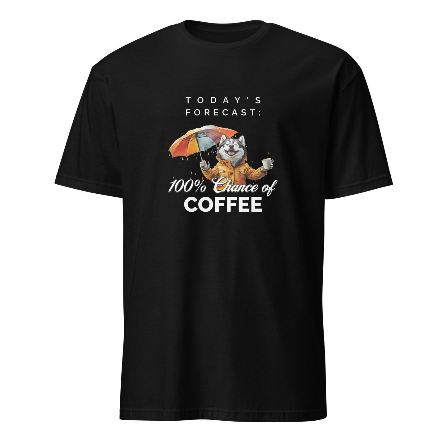 chance of coffee t-shirt